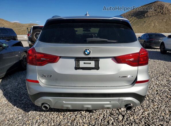 5UXTR7C5XKLR51180 2019 BMW X3 Silver Rear view