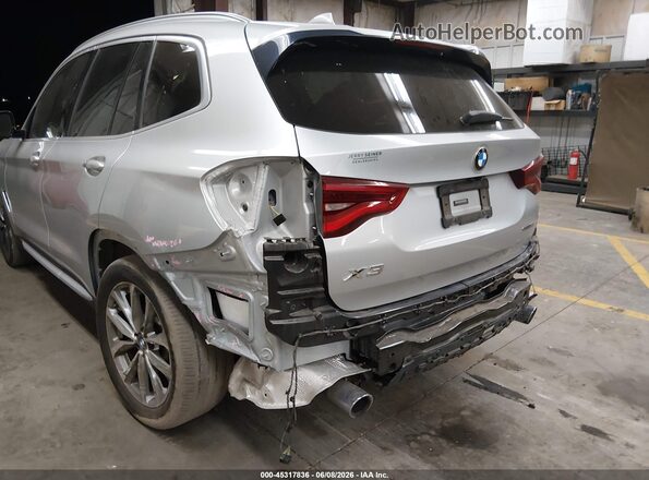 5UXTR7C5XKLR52152 2019 BMW X3 Silver Դիմացի տեսք