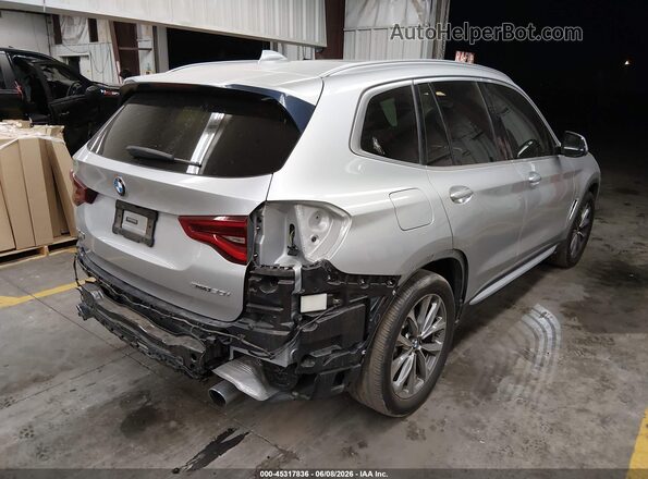 5UXTR7C5XKLR52152 2019 BMW X3 Silver Հետևի աջ