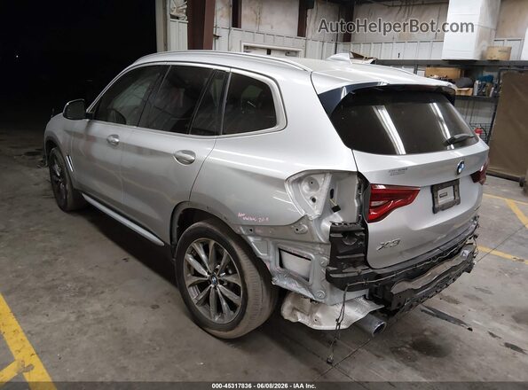 5UXTR7C5XKLR52152 2019 BMW X3 Silver Հետևի ձախ