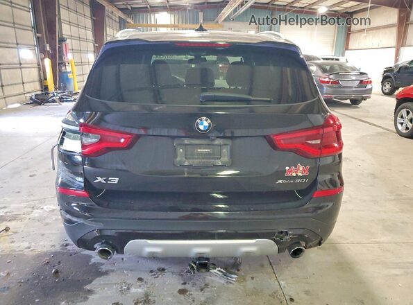 5UXTR9C50JLD67044 2018 BMW X3 Black Vista trasera