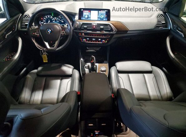5UXTR9C50JLD67044 2018 BMW X3 Black Vista del salpicadero