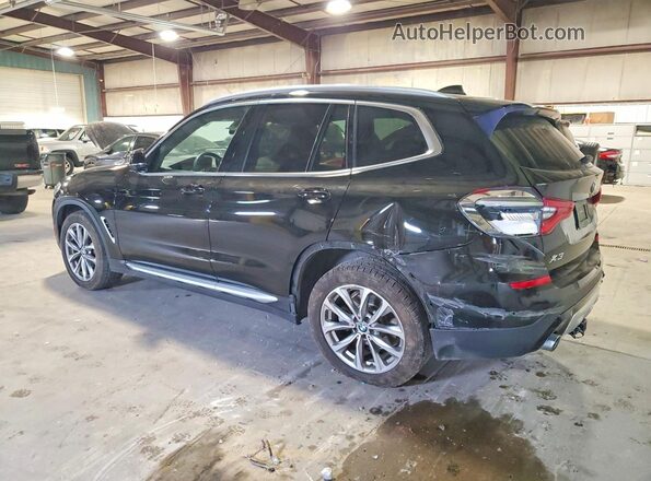 5UXTR9C50JLD67044 2018 BMW X3 Black Trasero izquierdo