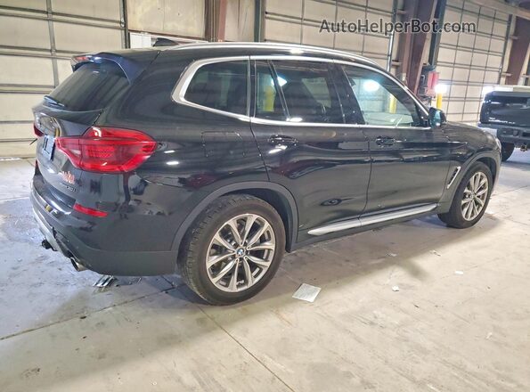 5UXTR9C50JLD67044 2018 BMW X3 Black Trasero derecho