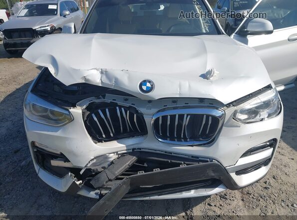 5UXTR9C50KLE14705 2019 BMW X3 White Vista frontal