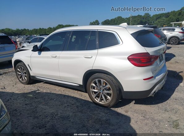 5UXTR9C50KLE14705 2019 BMW X3 White 
