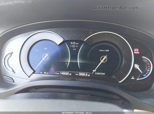 5UXTR9C50KLE14705 2019 BMW X3 White 
