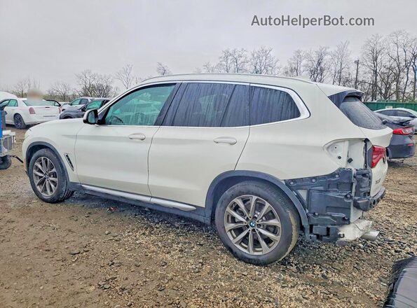 5UXTR9C50KLR10584 2019 BMW X3 White Հետևի ձախ
