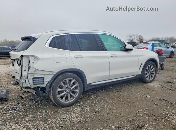 5UXTR9C50KLR10584 2019 BMW X3 White Հետևի աջ