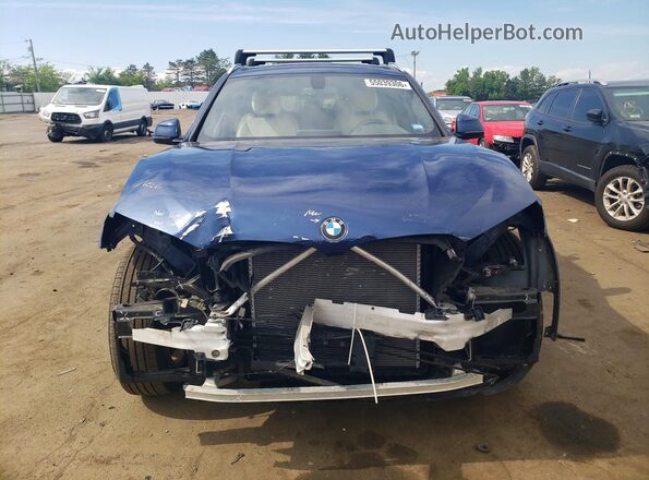 5UXTR9C51JLC69348 2018 BMW X3 Blue Front view
