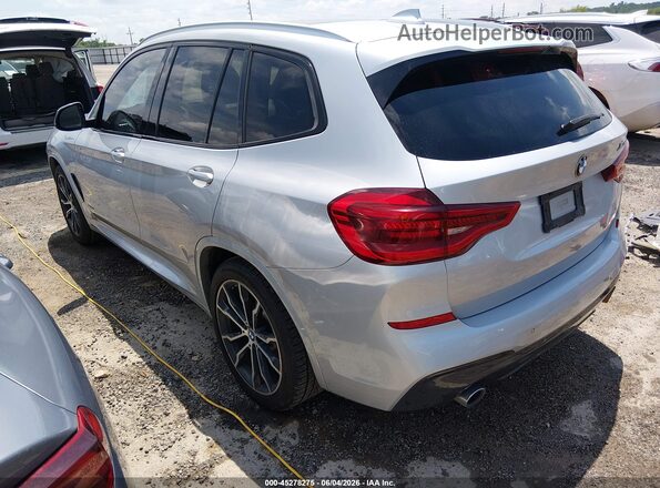 5UXTR9C51JLC84013 2018 BMW X3 Silver Trasero izquierdo