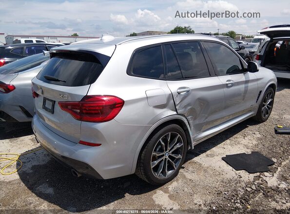 5UXTR9C51JLC84013 2018 BMW X3 Silver Trasero derecho