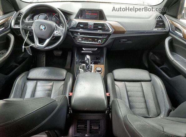 5UXTR9C51JLD60457 2018 BMW X3 Blue Առջևի վահանակի տեսք