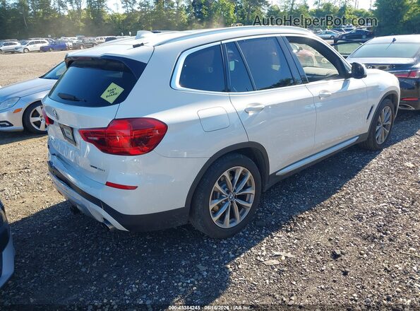 5UXTR9C51KLE20447 2019 BMW X3 Белый Задняя правая четверть