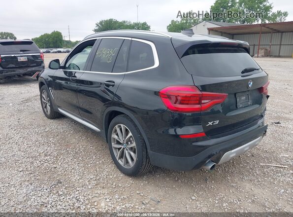 5UXTR9C51KLP86373 2019 BMW X3 Black უკანა მარცხენა