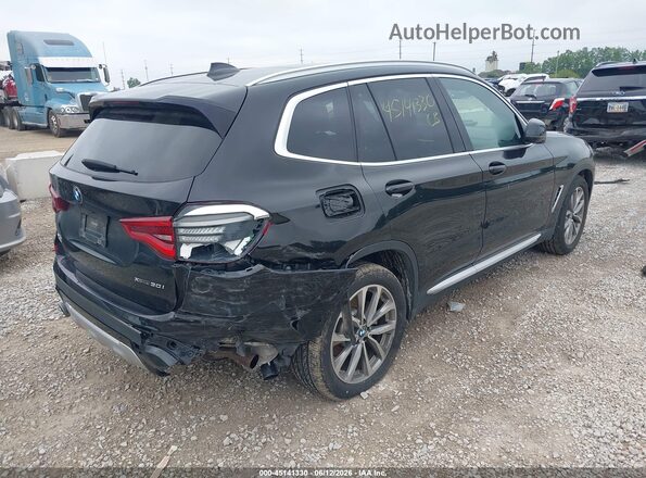 5UXTR9C51KLP86373 2019 BMW X3 Black უკანა მარჯვენა