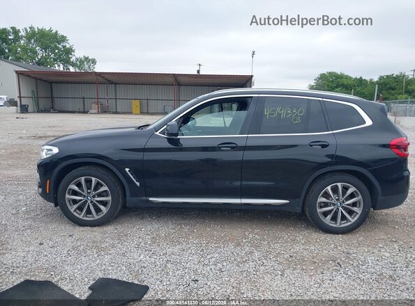 5UXTR9C51KLP86373 2019 BMW X3 Black სალონის 360-გრადუსიანი ხედი