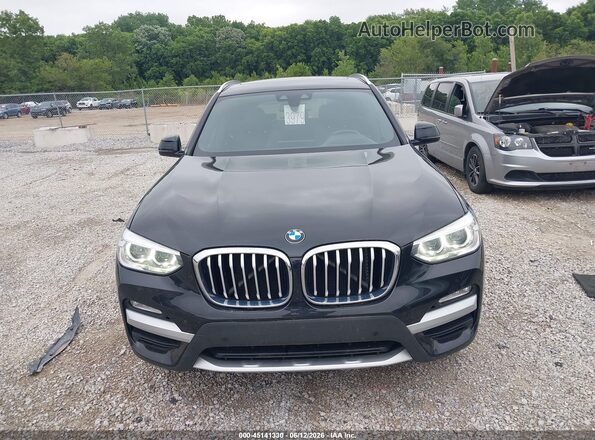 5UXTR9C51KLP86373 2019 BMW X3 Black ხელსაწყოთა პანელის ხედი