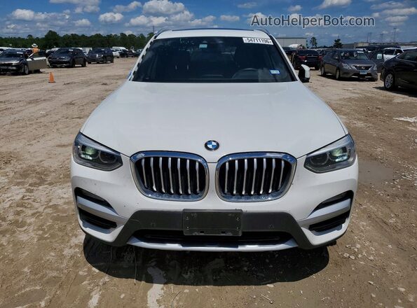 5UXTR9C52KLP89721 2019 BMW X3 White Вид спереду