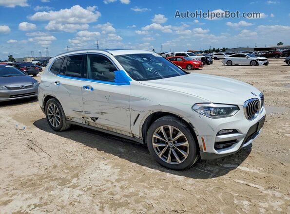5UXTR9C52KLP89721 2019 BMW X3 White Передня права чверть