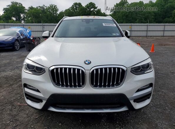 5UXTR9C52KLP95406 2019 BMW X3 White Դիմացի տեսք