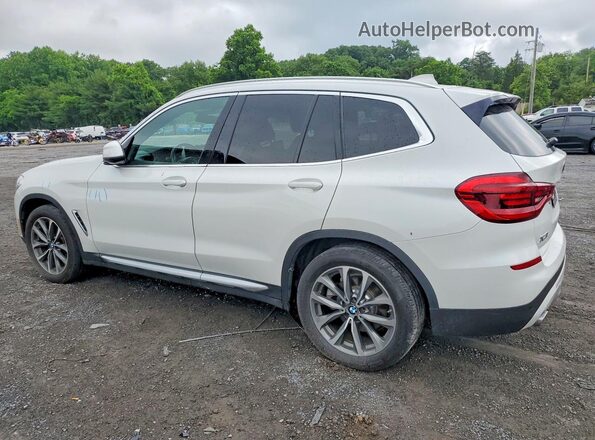 5UXTR9C52KLP95406 2019 BMW X3 White Հետևի ձախ