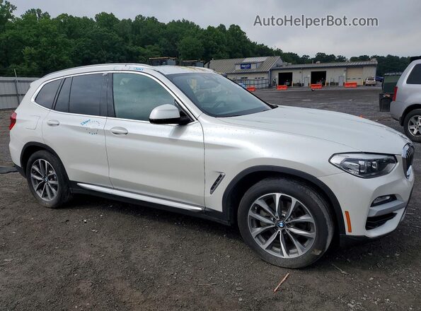 5UXTR9C52KLP95406 2019 BMW X3 White Առջևի աջ