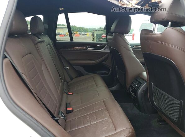 5UXTR9C52KLP95406 2019 BMW X3 White Սալոնի հետևի տեսք