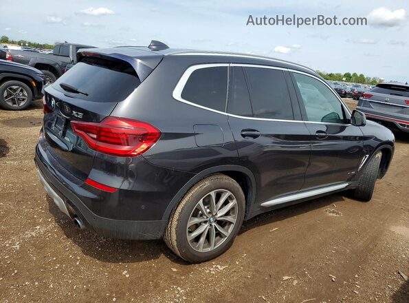 5UXTR9C53JLD61948 2018 BMW X3 Black Trasero derecho