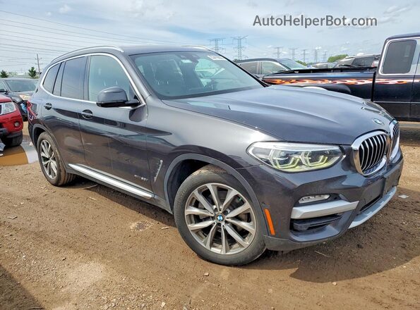 5UXTR9C53JLD61948 2018 BMW X3 Black Delantero derecho