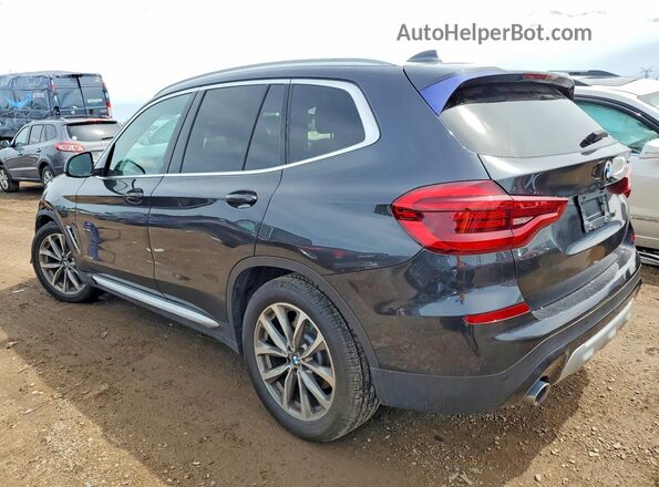 5UXTR9C53JLD61948 2018 BMW X3 Black Trasero izquierdo