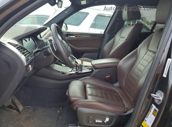 5UXTR9C53JLD61948 2018 BMW X3 Black Vista interior delantera
