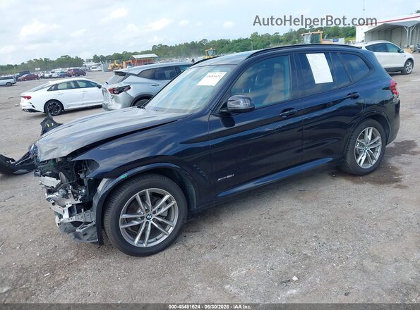 5UXTR9C53JLD65711 2018 BMW X3 Black Передня ліва чверть
