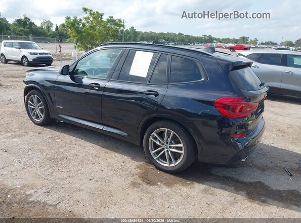 5UXTR9C53JLD65711 2018 BMW X3 Black Задня ліва чверть