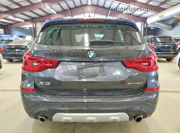 5UXTR9C53JLD73338 2018 BMW X3 Gray Widok z tyłu