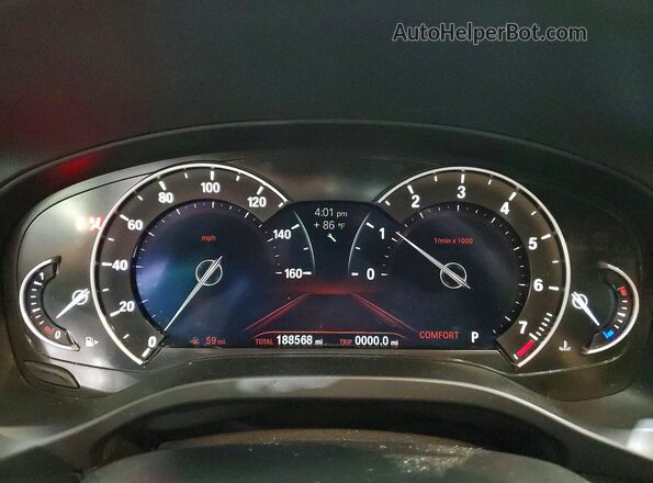 5UXTR9C53JLD73338 2018 BMW X3 Gray Widok zestawu wskaźników