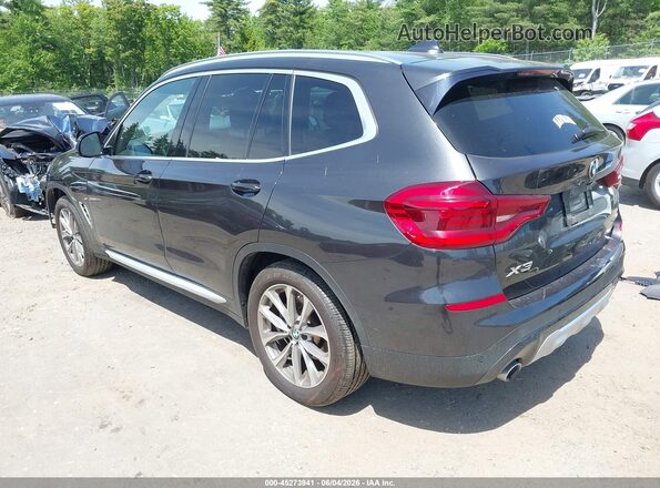5UXTR9C53KLD94952 2019 BMW X3 Black Հետևի ձախ