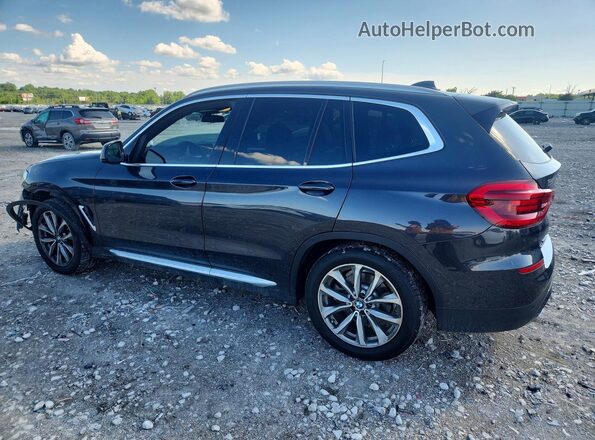 5UXTR9C53KLE17839 2019 BMW X3 Угольный Задняя левая четверть