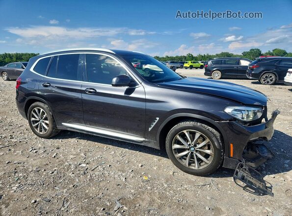 5UXTR9C53KLE17839 2019 BMW X3 Угольный Передняя правая четверть