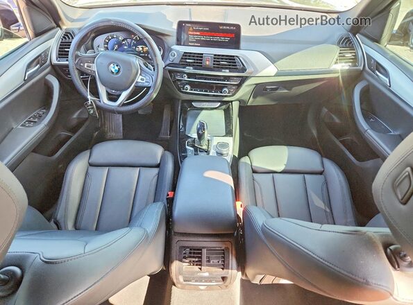 5UXTR9C53KLE17839 2019 BMW X3 Угольный Вид панели приборов