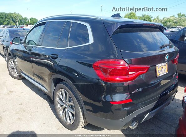 5UXTR9C53KLP93616 2019 BMW X3 Black Rear left