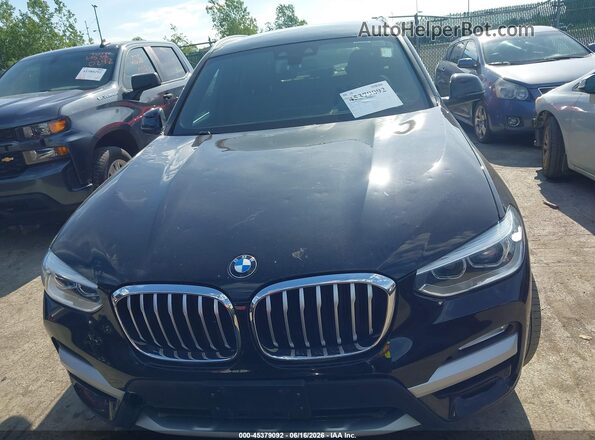 5UXTR9C53KLP93616 2019 BMW X3 Black Instrument cluster view