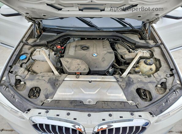 5UXTR9C54JLD59531 2018 BMW X3 White Engine compartment view