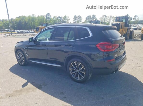 5UXTR9C54JLD89550 2018 BMW X3 Black Rear left