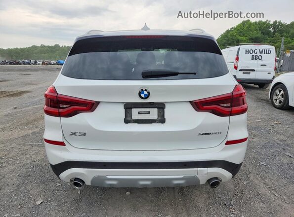 5UXTR9C54KLP93656 2019 BMW X3 White Rear view