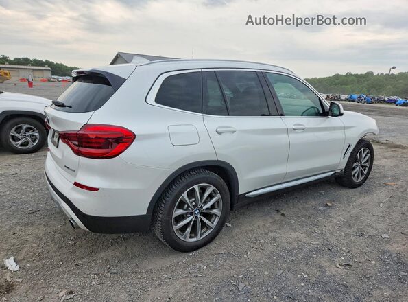 5UXTR9C54KLP93656 2019 BMW X3 White Rear right