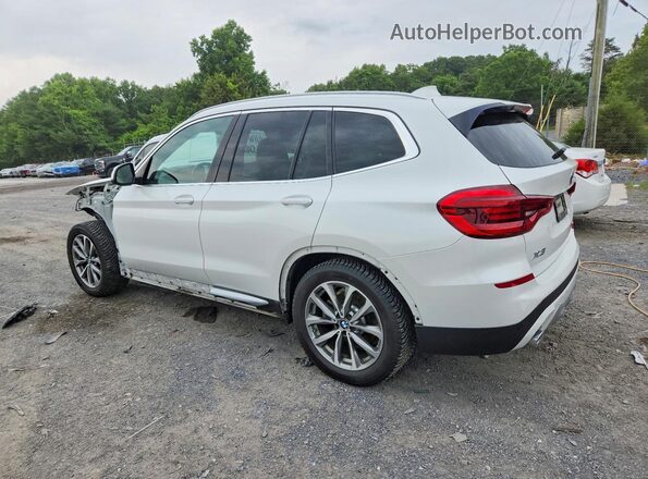 5UXTR9C54KLP93656 2019 BMW X3 White Rear left