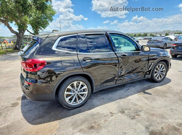 5UXTR9C55JLD57996 2018 BMW X3 Brown Trasero derecho