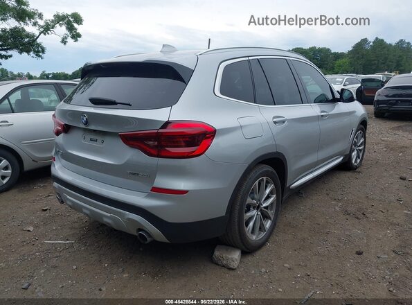 5UXTR9C55KLD94970 2019 BMW X3 Silver უკანა მარჯვენა