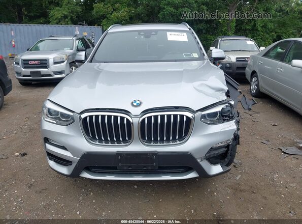 5UXTR9C55KLD94970 2019 BMW X3 Silver ხელსაწყოთა პანელის ხედი